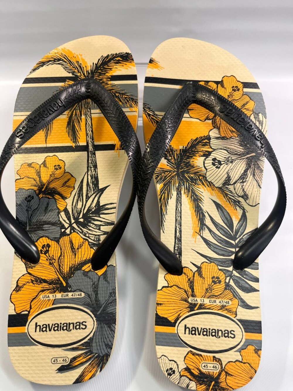 Havaianas Flip Flops Men’s size 13 Palm Beach Sandals Fathers Day Gift - Picture 2 of 6